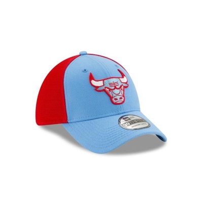 Chicago Bulls Gorra | New Era 2019 NBA Authentics City Series 39thirty Stretch Fit Cap Mexico - Azules